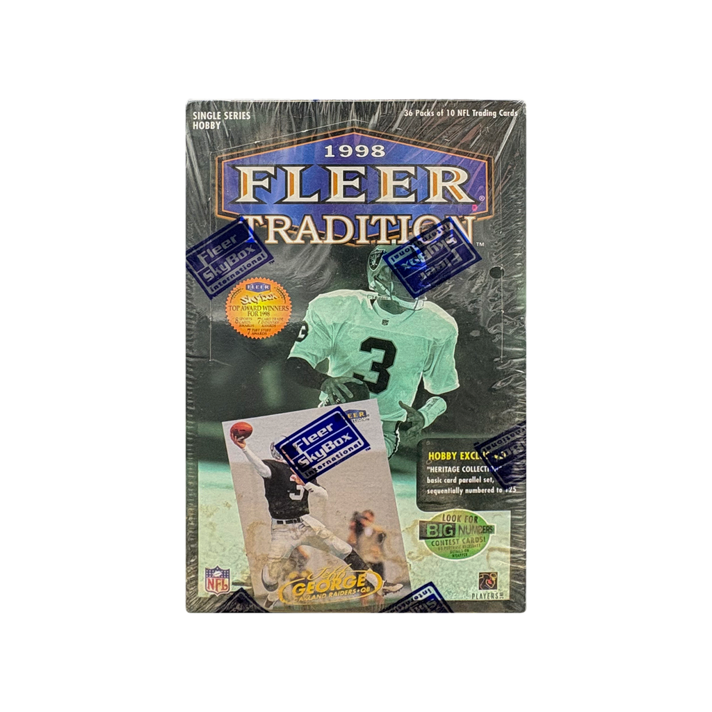 1998 Fleer Tradition NFL Football Factory Sealed Hobby Box