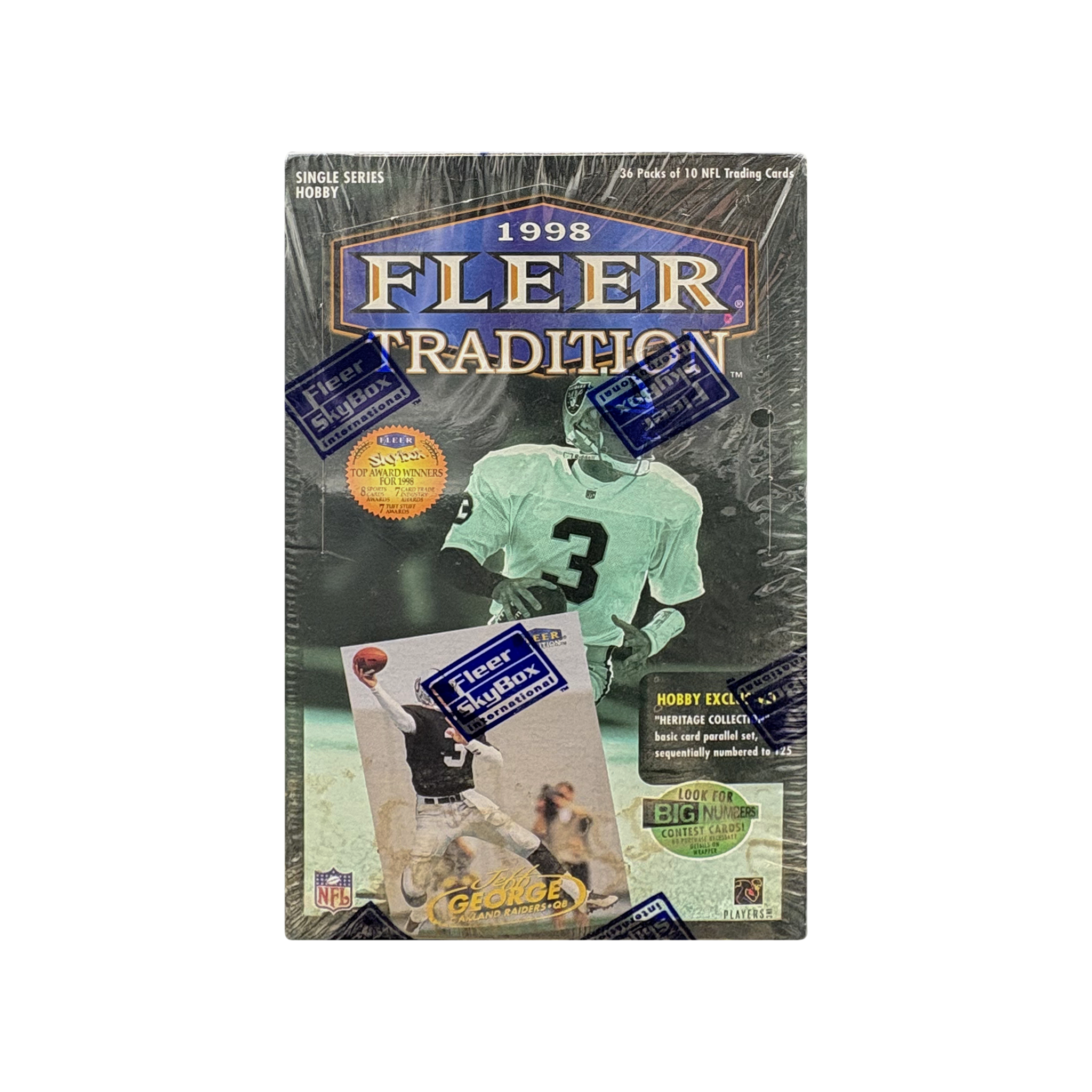 1998 Fleer Tradition NFL Football Factory Sealed Hobby Box