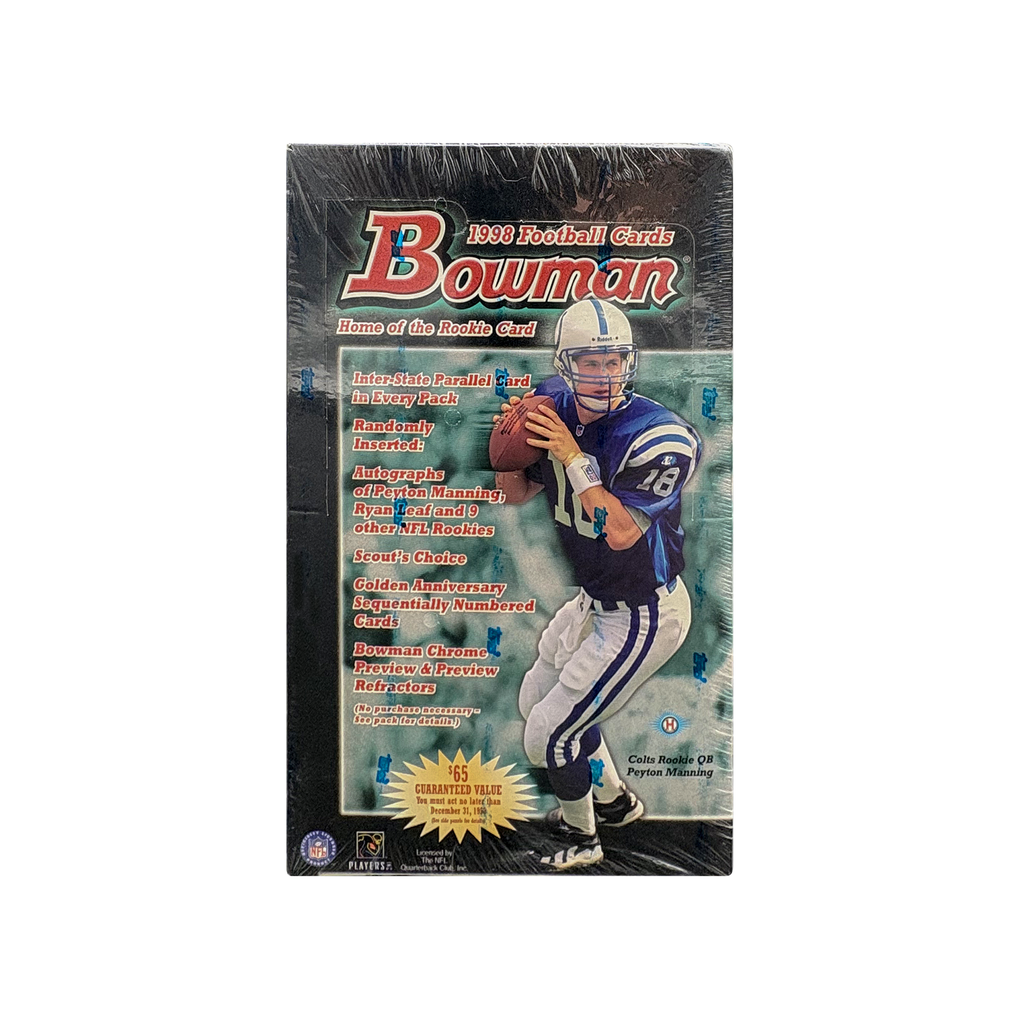 1998 Topps Bowman Football Factory Sealed Hobby Box