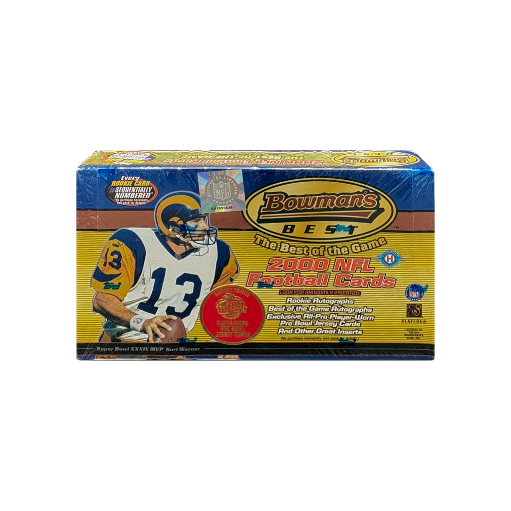 2000 Bowman's Best NFL Football Hobby Box — New Sealed Vintage