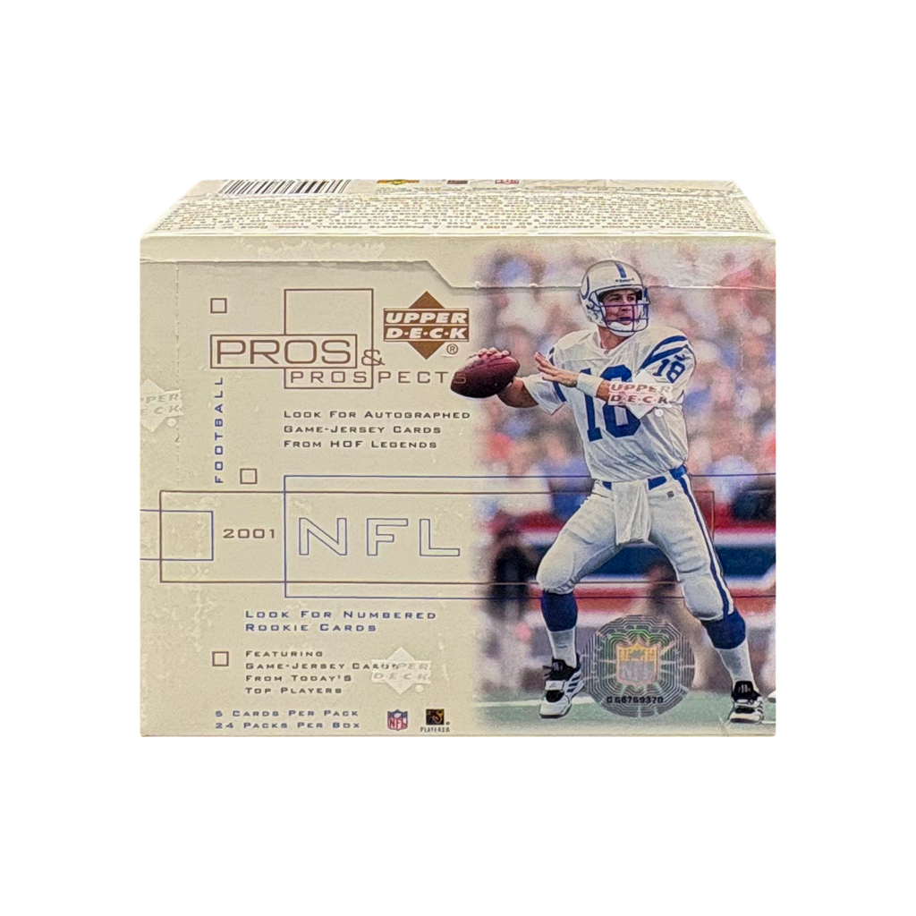 2001 Upper Deck Pros & Prospects NFL Football Hobby Box