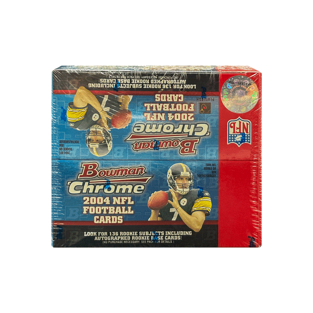 2004 Bowman Chrome Football Retail Box (Factory Sealed)