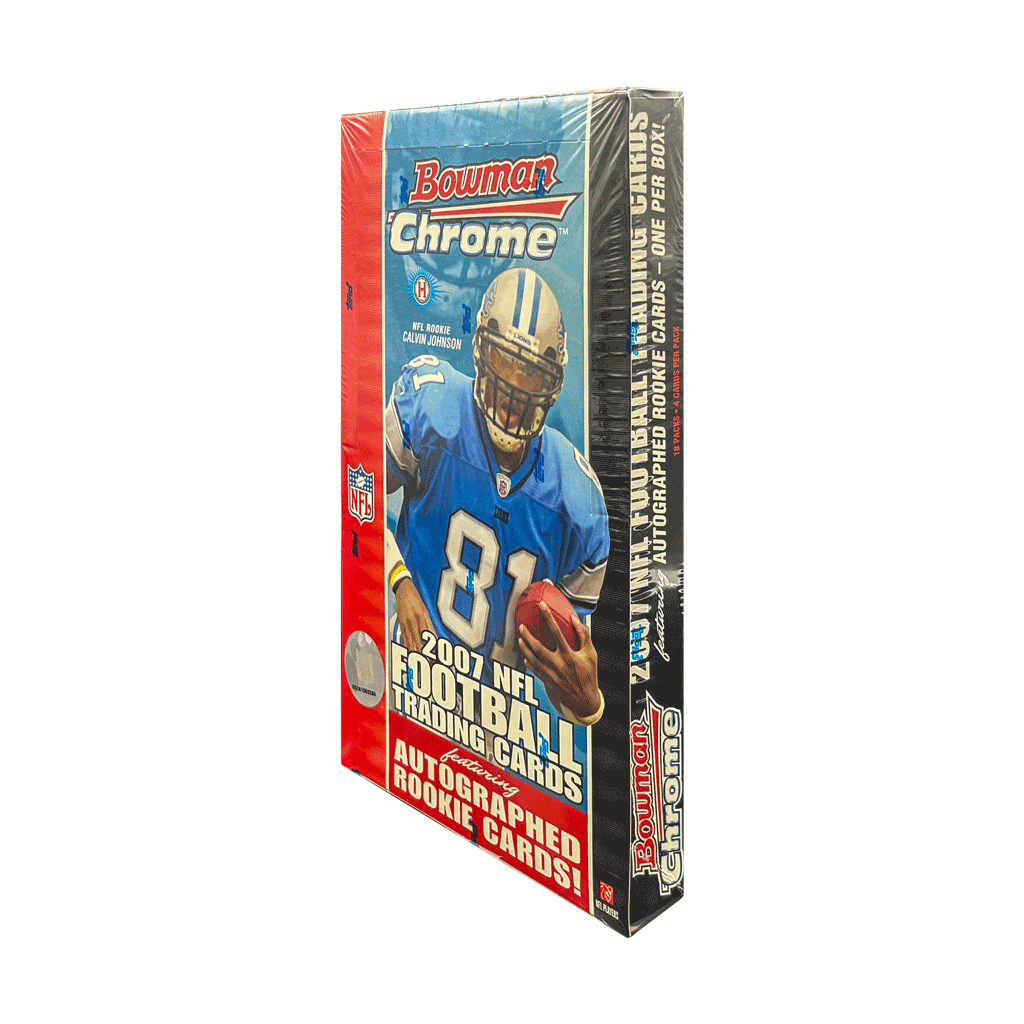2007 Bowman Chrome NFL Football Hobby Box (Factory Sealed)