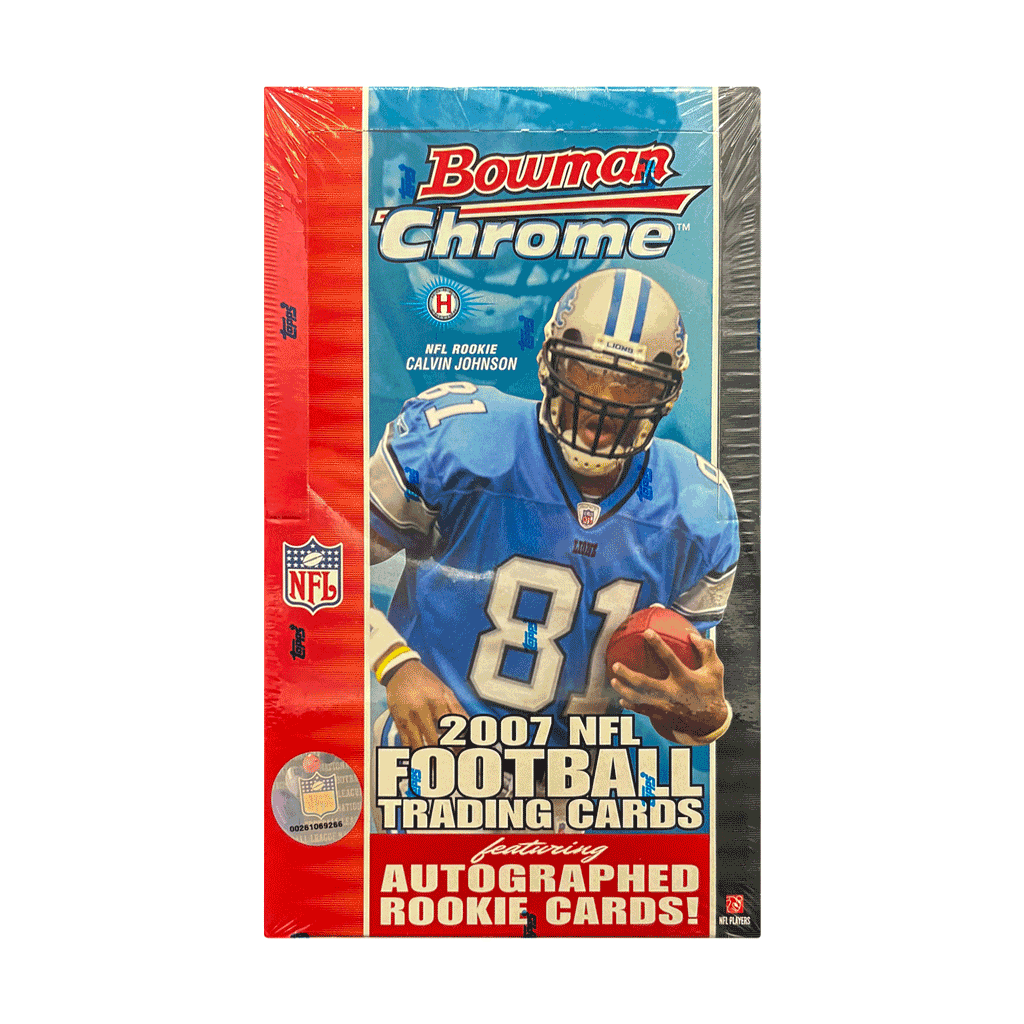 2007 Bowman Chrome NFL Football Hobby Box (Factory Sealed)