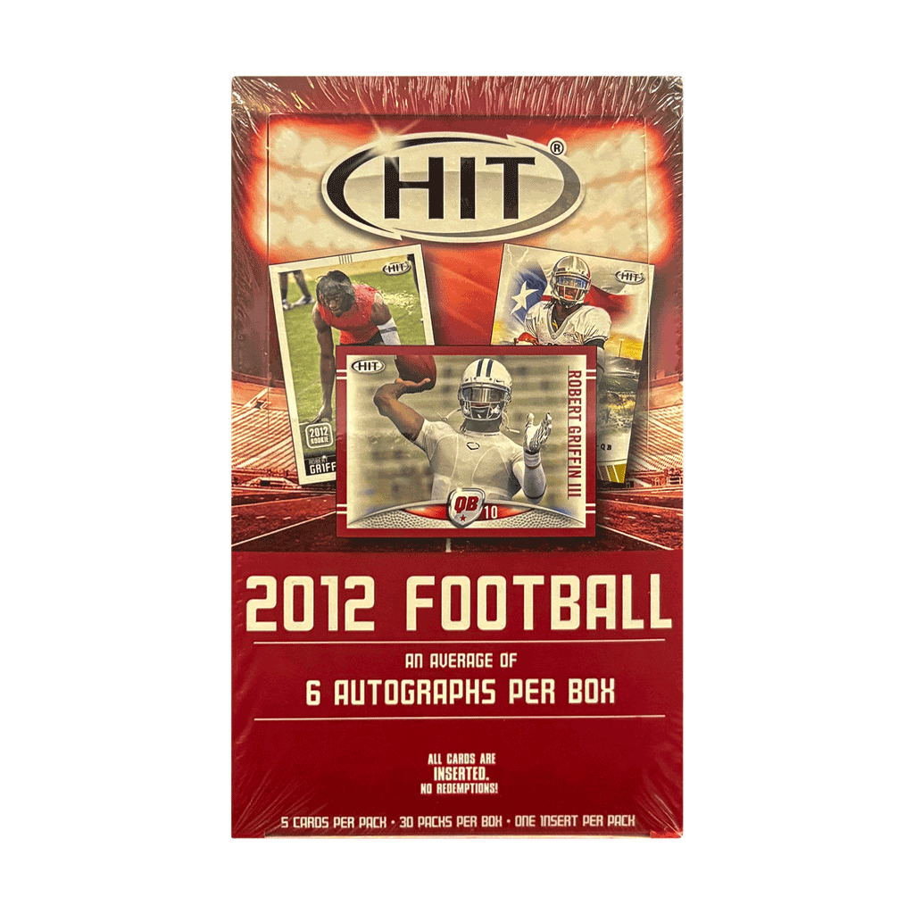 2012 SAGE HIT Football Hobby Box (Factory Sealed)